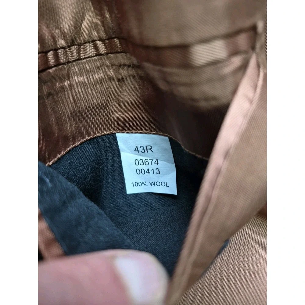 Jos A Bank Joseph Mens Slim Fit Wool Sports Coat 42R Gray 2 Button Blazer